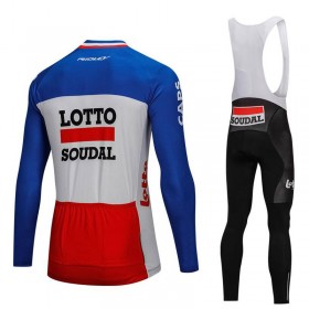 Tenue Cycliste Manches Longues et Collant à Bretelles 2018 Lotto Soudal N003